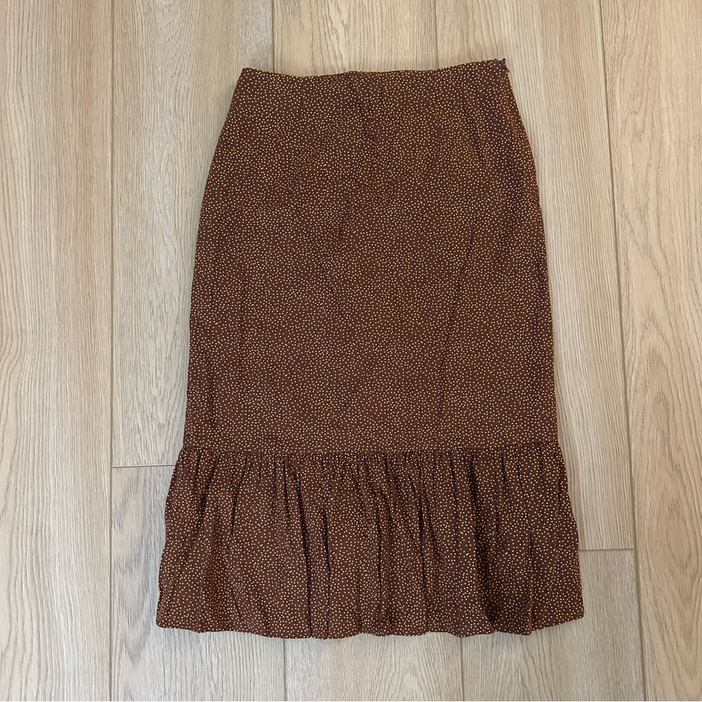 Urban Outfitters Brown Midi Skirt